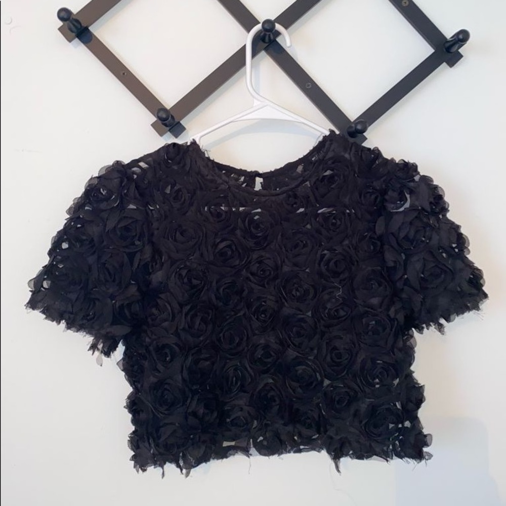 Black Roses Top
